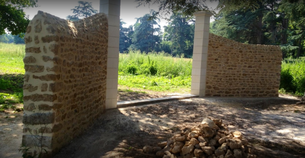 Construction de portail en pierre