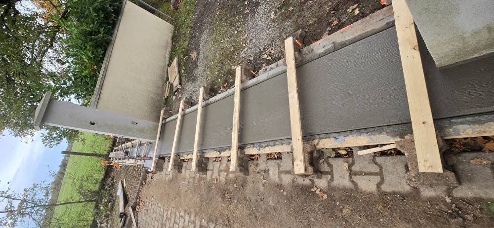 Maçonnerie seuil portail