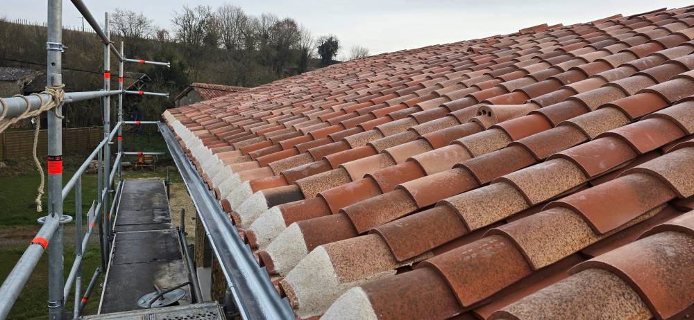 Couverture en tuiles traditionnelles 2